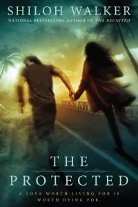 FBI Psychics Shiloh Walker - The Protected Cover - Man and Woman running away, hands clasped