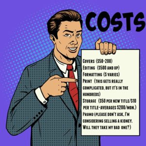 Publishing ain't cheap 
