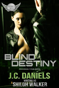 Blind Destiny Cover 2019 Woman staring at her reflection in a mirror