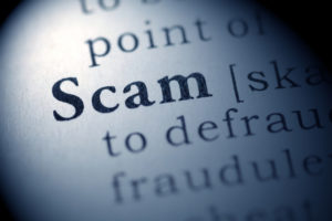 Dictionary, Dictionary definition of the word Scam, to deceive
