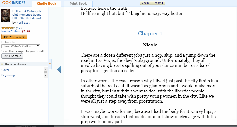 There are a dozen different jobs just a hop, skip, and a jump down the road in Las Vegas, the devil’s playground. Unfortunately, they all involve having breasts spilling out of your dance number or a bared pussy for a gentleman caller.

In other words, the exact reason why I lived just past the city limits in a suburb of the real deal. It wasn’t as glamorous and I would make more in the city, but I just didn’t want to deal with the liberties people thought they could take with pretty young women in the city. Like we were all just a step away from prostitution.