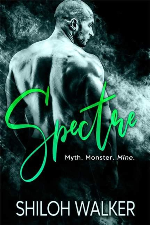SPECTRE - ASSASSIN ROMANCE - COVER, attractive guy, facing away, shirtless. Dark background