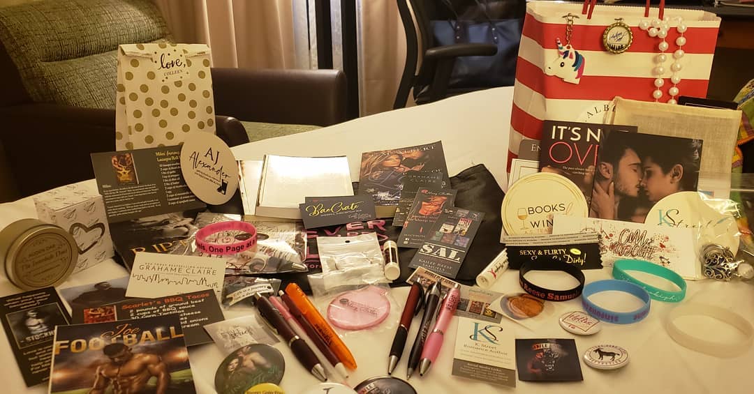 swag from Shameless Book Con