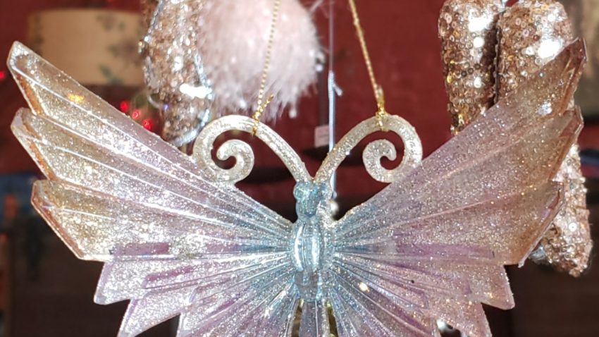 Butterfly ornament at Red Tree