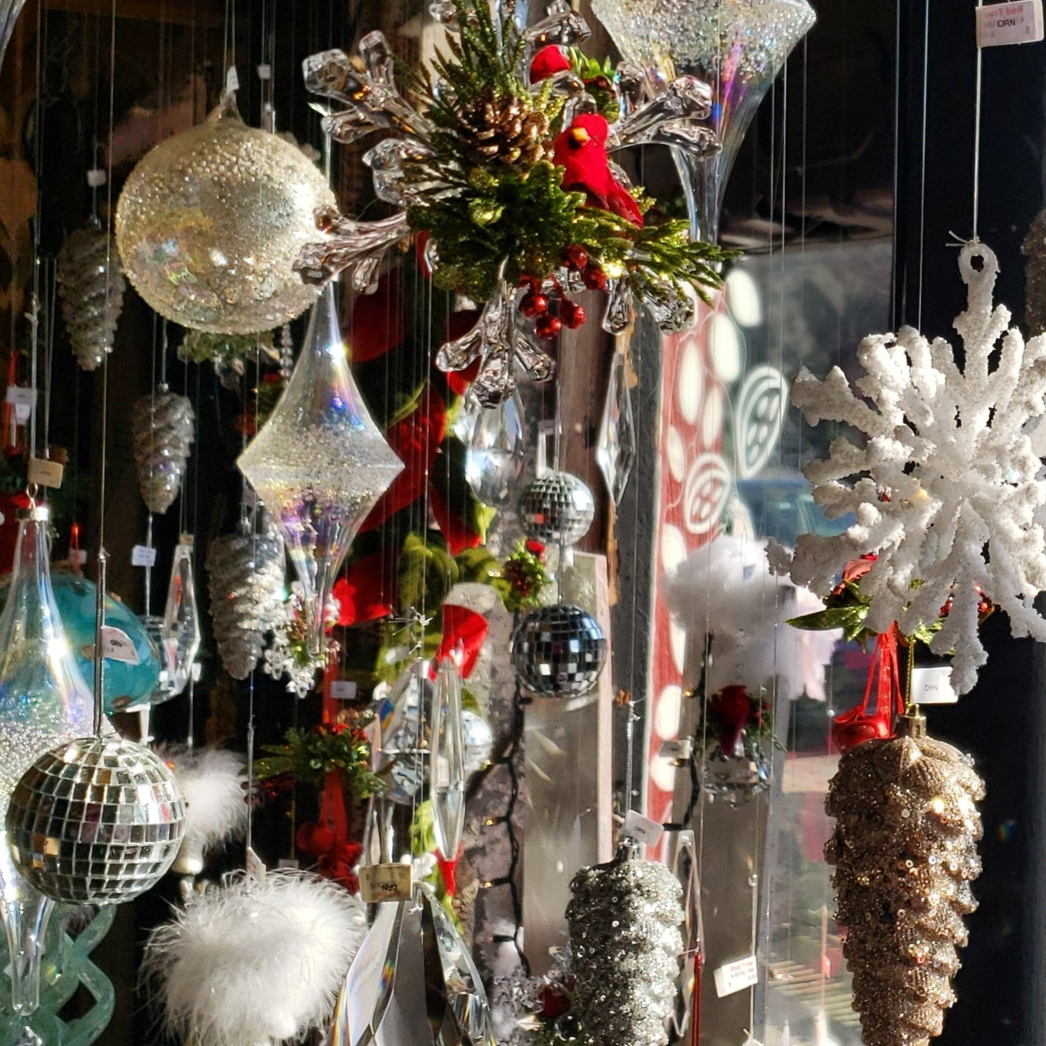 Ornaments at Red Tree